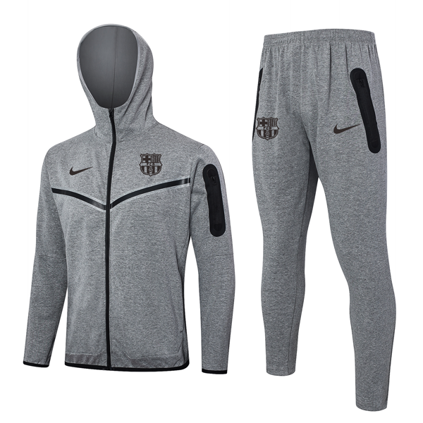 Hoodies Barcelona 2024-2025 Grau 6